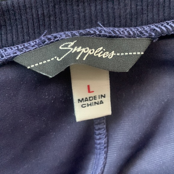 Deep Blue Velvet Cuffed Blouse - Picture 6 of 7